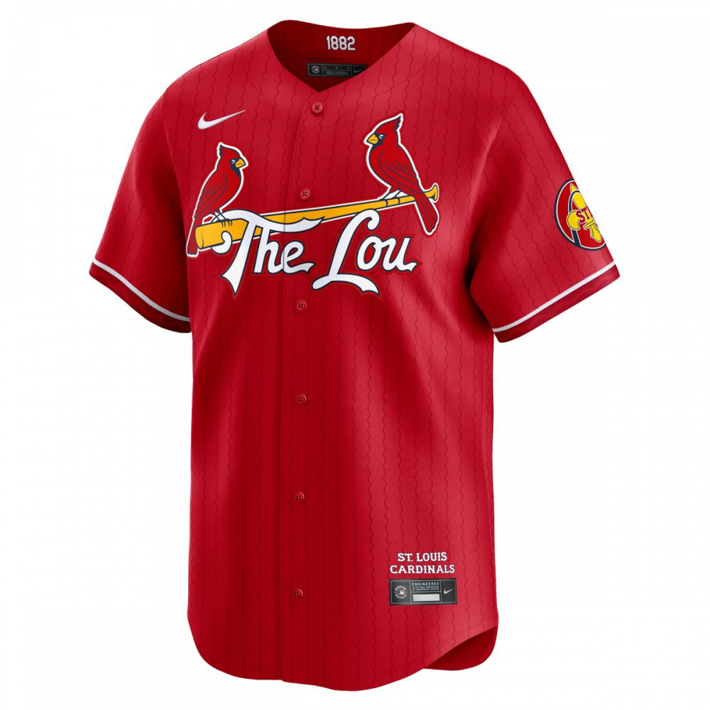 St. Louis Cardinals 2024 City Connect Limited Jersey - Red-Pro Kit Vault | Brand New 26/27 Sports Jerseys